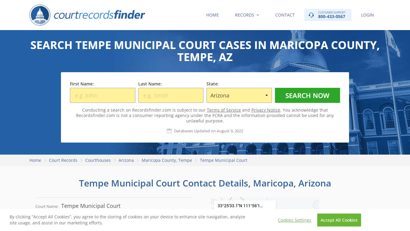 Tempe Municipal Court Case Search - Maricopa County, AZ ...